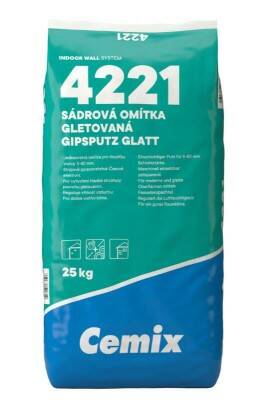 Omítka sádrová gletovaná 4221 – 25 kg