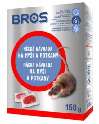 Návnada Bros měkká na myši a potkany – 150 g