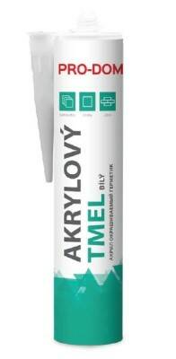 Tmel akrylový PRO-DOMA bílý – 310 ml