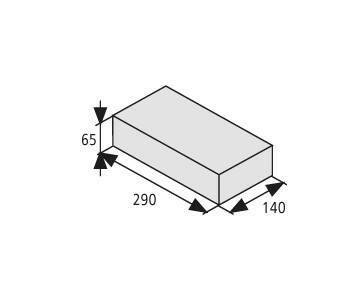 Cihla BEST – 290 × 65 × 140 mm červená